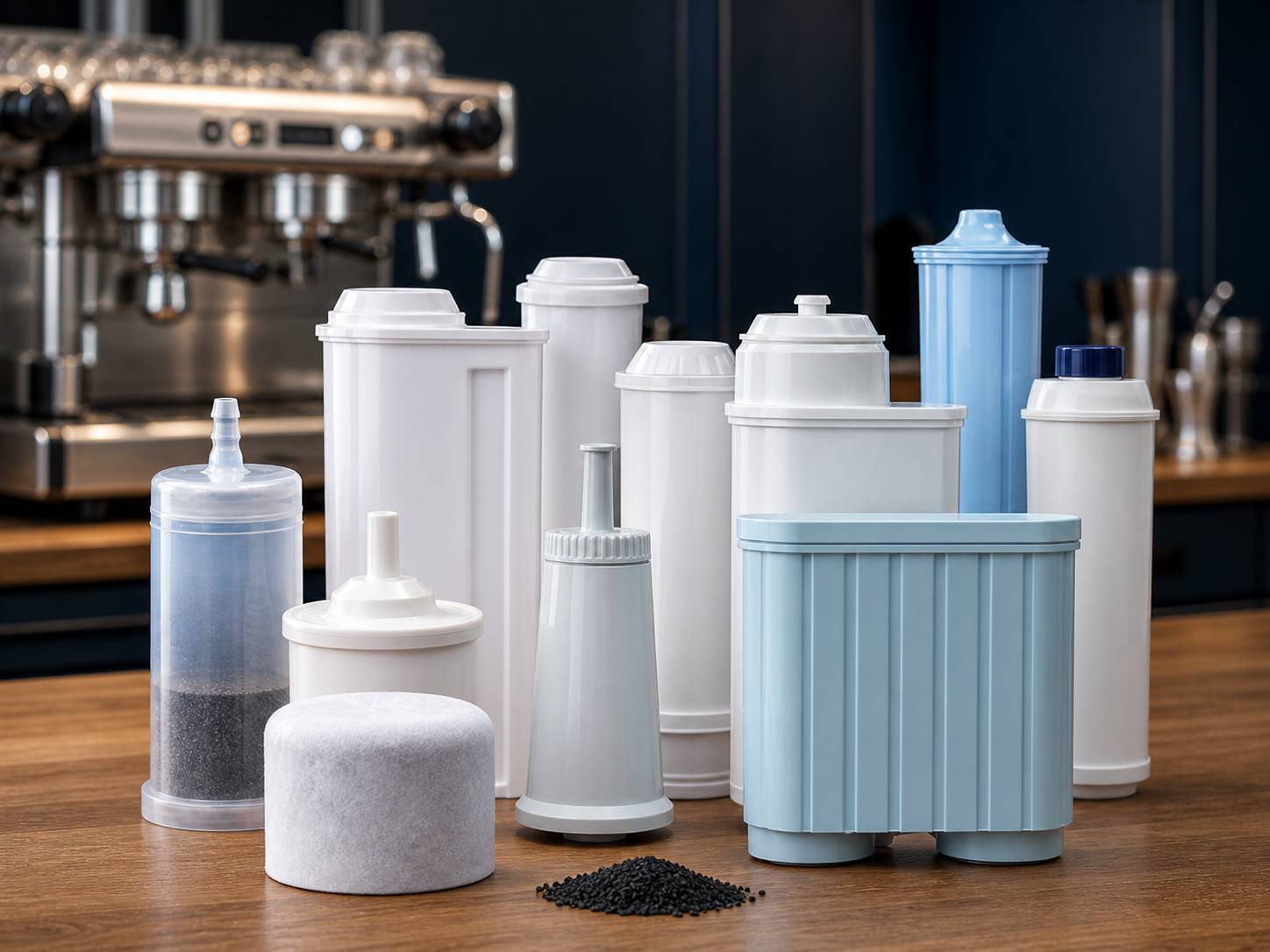 Coffee machine filter cartridges