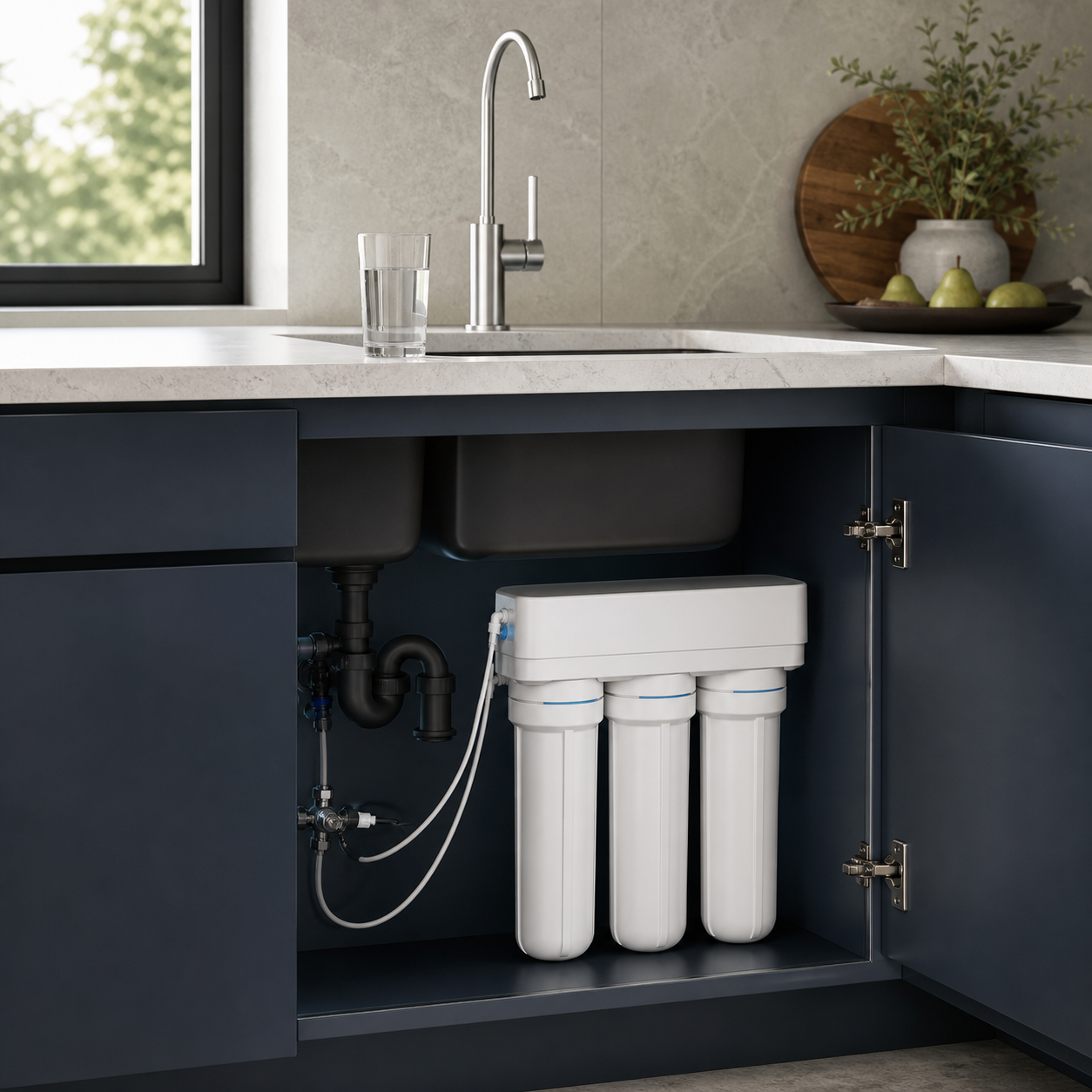 Residential water purification system