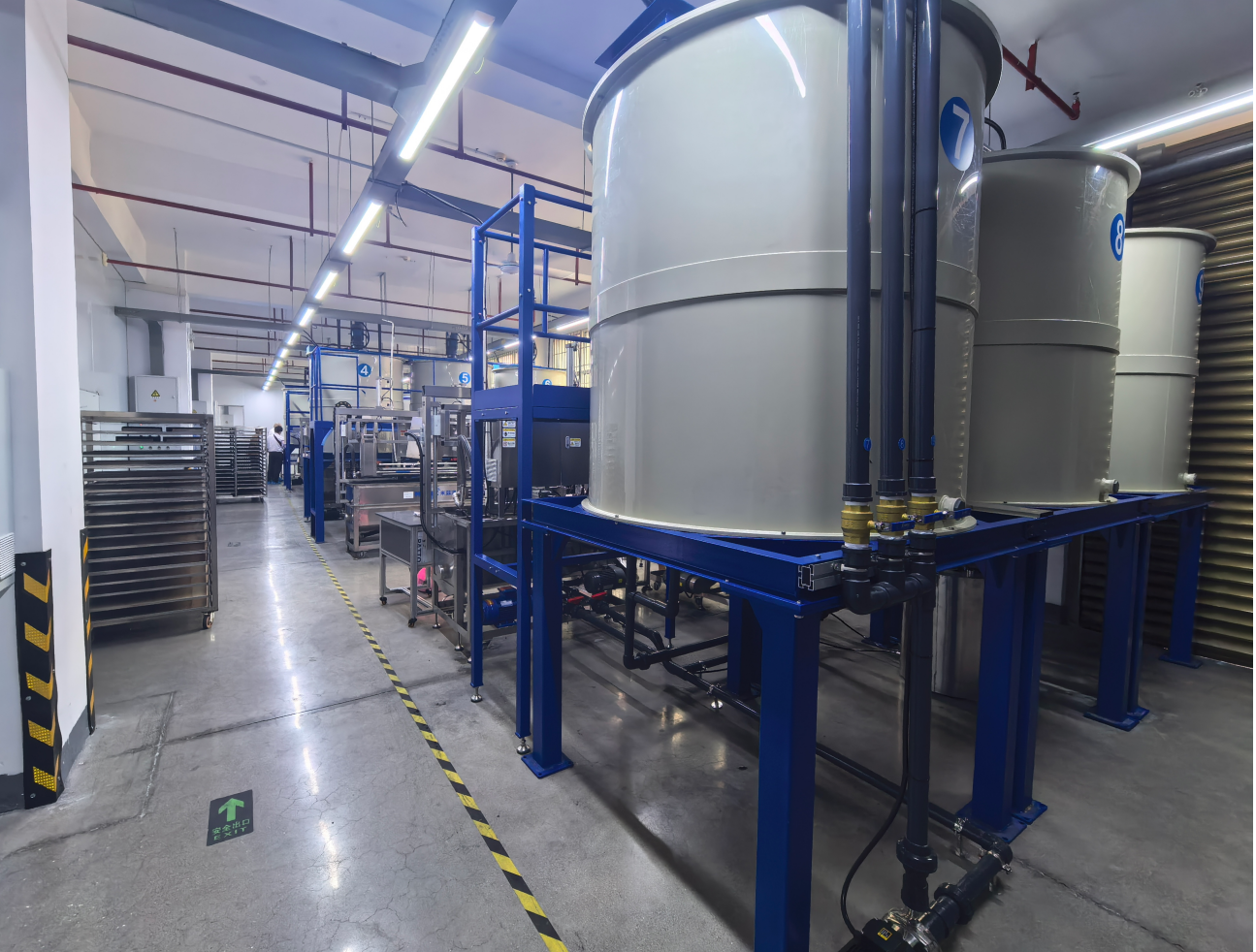 Manufacturing area at Honlly Hydro